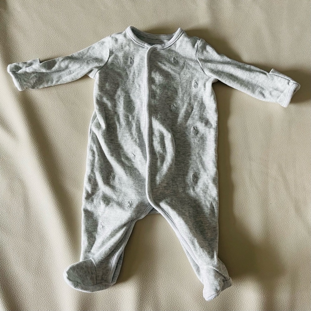 Ralph Lauren Gray 3M Footie